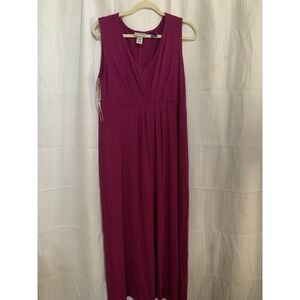 Catherine's Womens Size 0xwp Sleeveless Raspberry Dress‎
